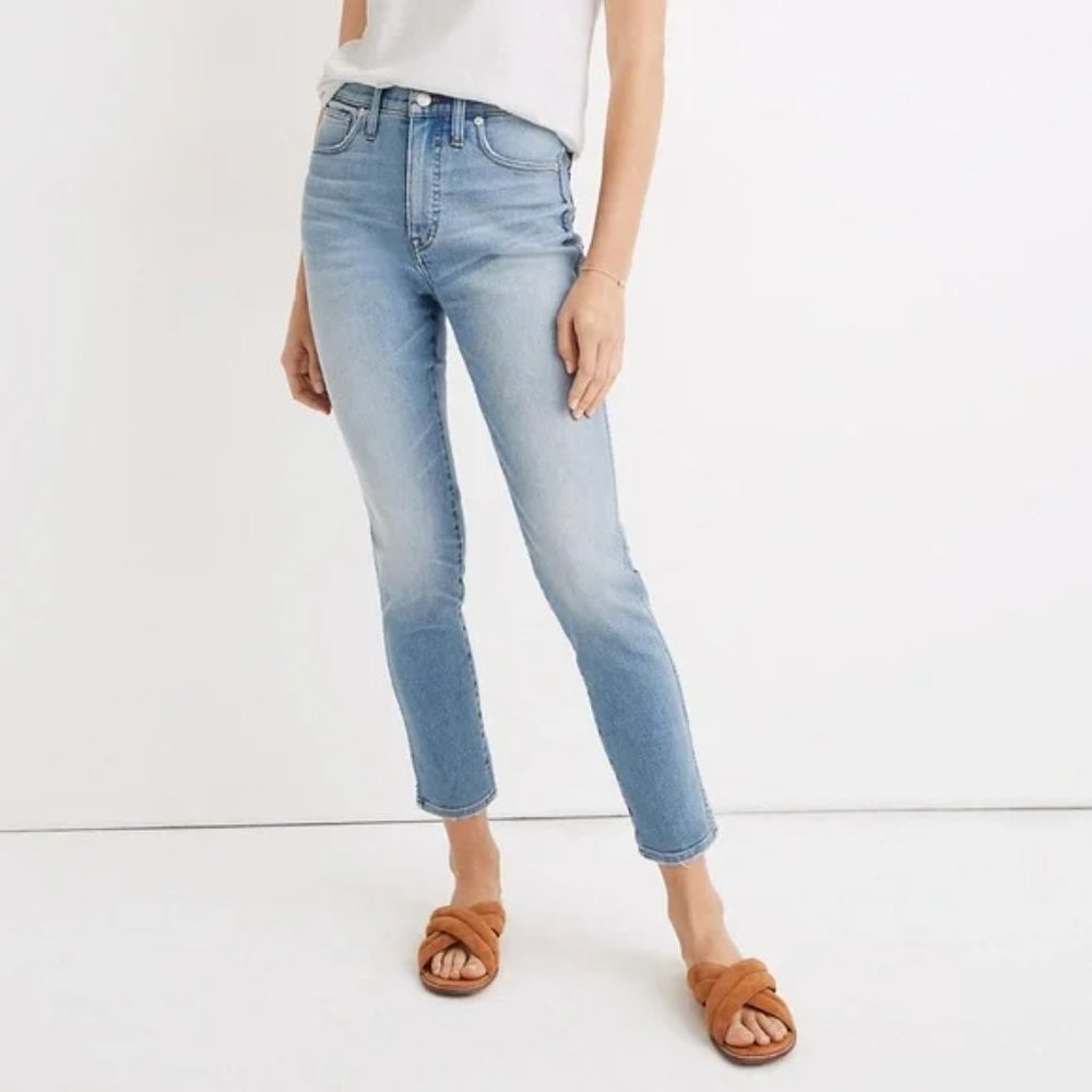 Madewell | 10 High-Rise Skinny Crop Jeans in Horne Wash